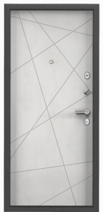 TAU PRO MP Темно-серый букле графит / ПВХ Бетон известковый