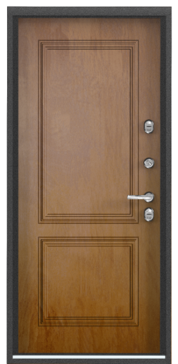 Входная дверь SNEGIR 20F MP Темно-серый букле графит / ПВХ Ферро