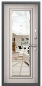 DELTA PRO MP Черный шелк / Лиственница белая (арт. ПВХ Лиственница белая)