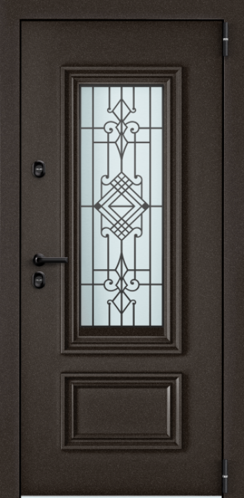 SNEGIR ARCTIC-S MP Букле коричневый / Лиственница белая (арт. ПВХ Лиственница белая)