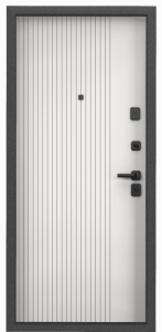 TAU PRO PP ПВХ Черная шагрень / ПВХ Бьянко