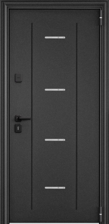 DELTA PRO MP Темно-серый букле графит / ПВХ Бьянко