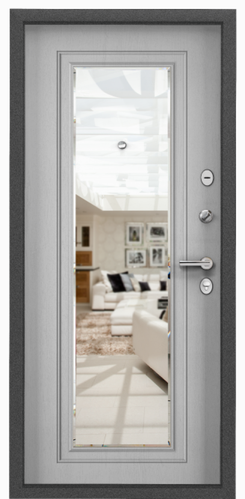 TAU PRO PP ПВХ Бетон темный / ПВХ Дуб белый матовый