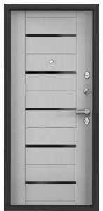 TAU PRO MP Колоре Неро / ПВХ Дуб белый матовый