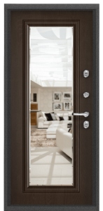 SNEGIR PRO MP Темно-серый букле графит / ПВХ Дуб коньяк