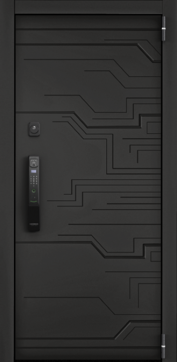 CYBER PRO PP ПВХ Черная шагрень / ПВХ Бьянко