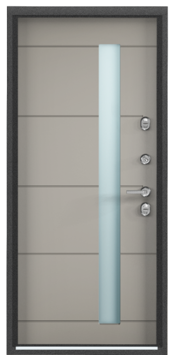 SNEGIR PRO-C PP ЛКП Графит / ПВХ Крема