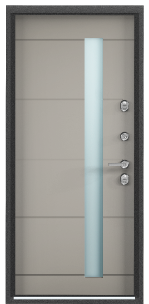 SNEGIR PRO-C PP ЛКП Графит / ПВХ Крема