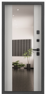 DELTA PRO MP Темно-серый букле графит / ПВХ Бьянко