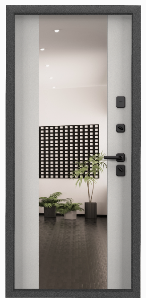 DELTA PRO MP Темно-серый букле графит / ПВХ Бьянко