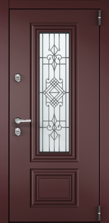 SNEGIR PRO-C PP ЛКП Кармин / Лиственница белая (арт. ПВХ Лиственница белая)