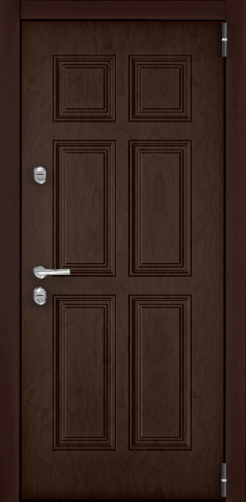 Входная дверь SNEGIR 20F MP Темно-серый букле графит / ПВХ Бьянко