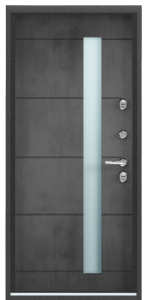 SNEGIR PRO-C MP Колоре неро / ПВХ Бетон темный