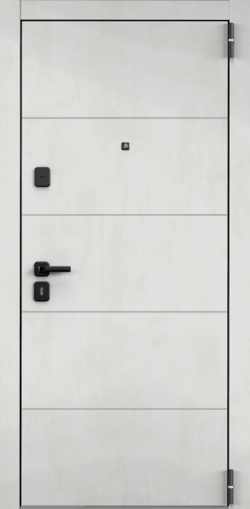 DELTA PRO PP ПВХ Бетон темно серый / ПВХ Бьянко