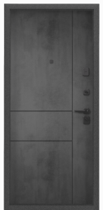 S.OMEGA PRO MP Темно-серый букле графит / ПВХ Бетон темный