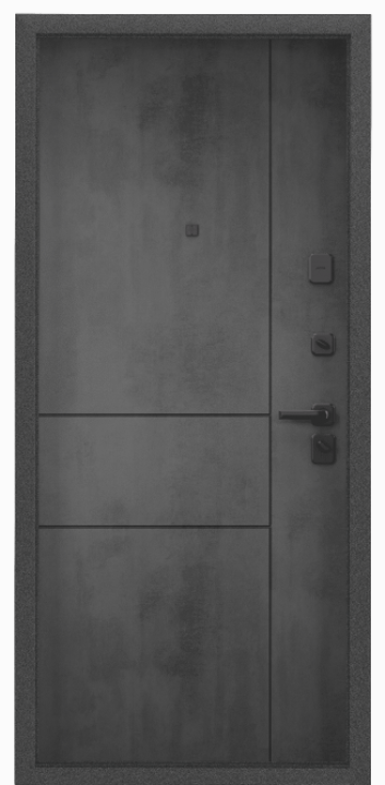 S.OMEGA PRO MP Темно-серый букле графит / ПВХ Бетон темный