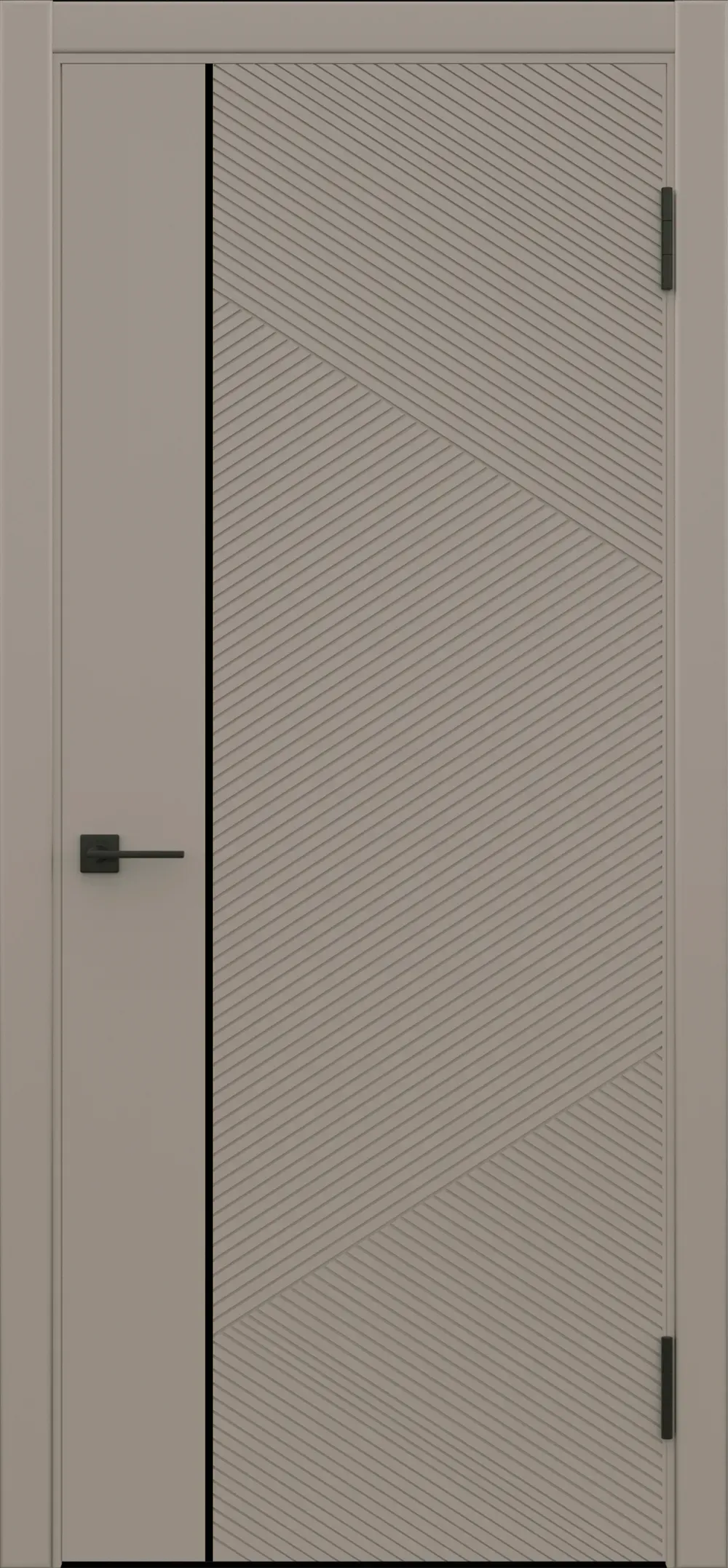 Юркас PM 6 ДГ Крим ABS черная с 2-х сторон молдинг Черный